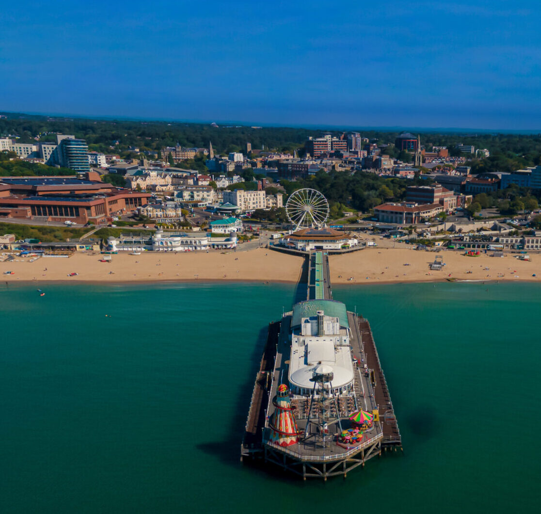 Bournemouth seafront and pier